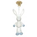 Teddykompaniet Diinglisar organic clip 16 cm - blå kanin